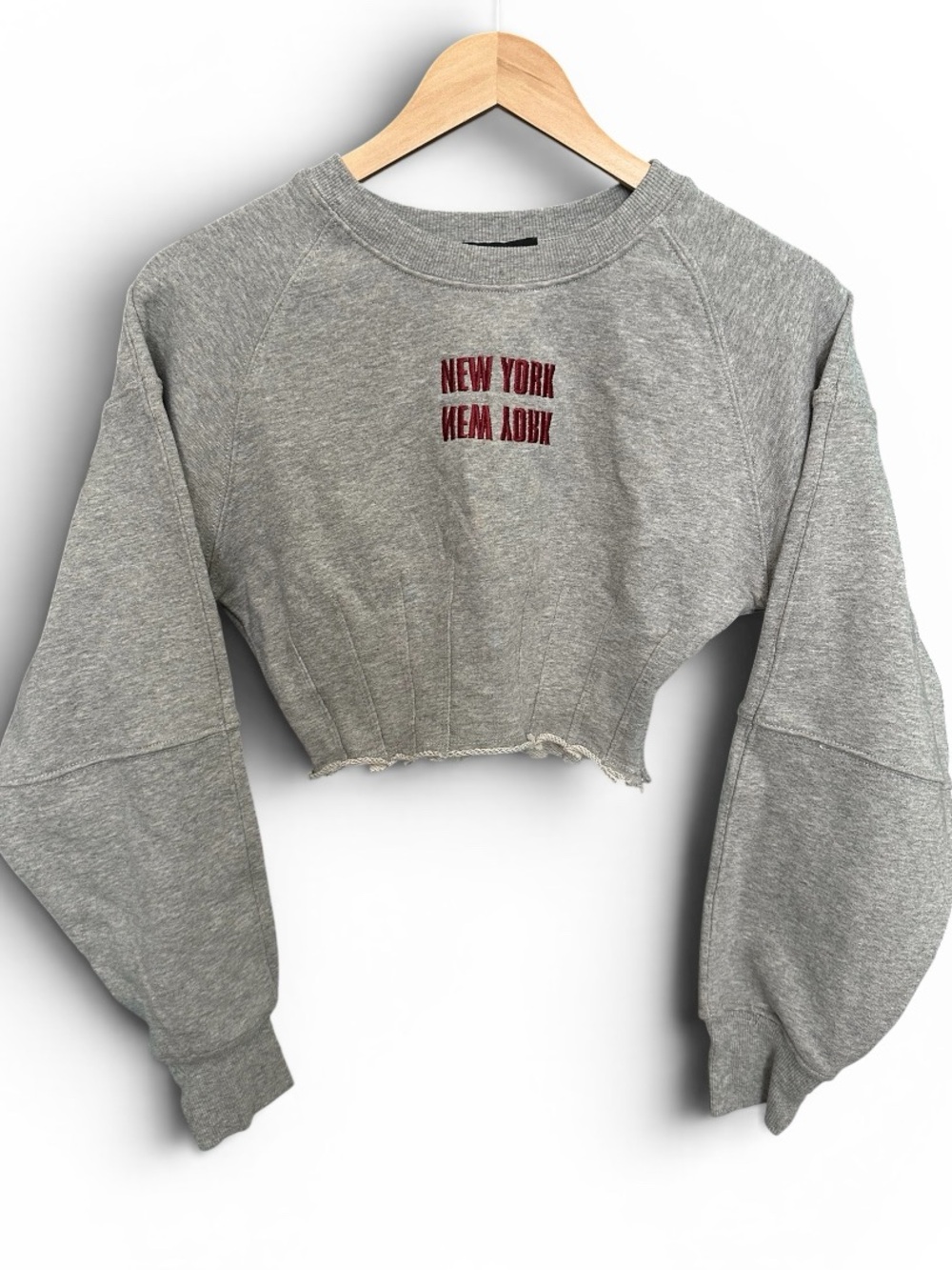 Forever 21 New York Crop Sweatshirt